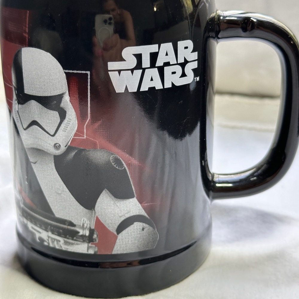 Lucasfilm Star Wars Stormtrooper Jumbo Coffee Mug - 20oz Blk & White Collectible